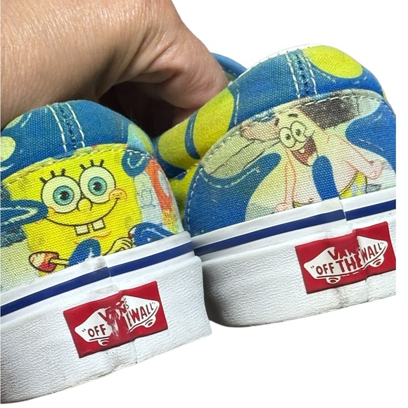 Vans X Spongrbob Collab Slide On Sneaker 8.5 Men’s OR 10 Women Release Box I - Picture 6 of 16